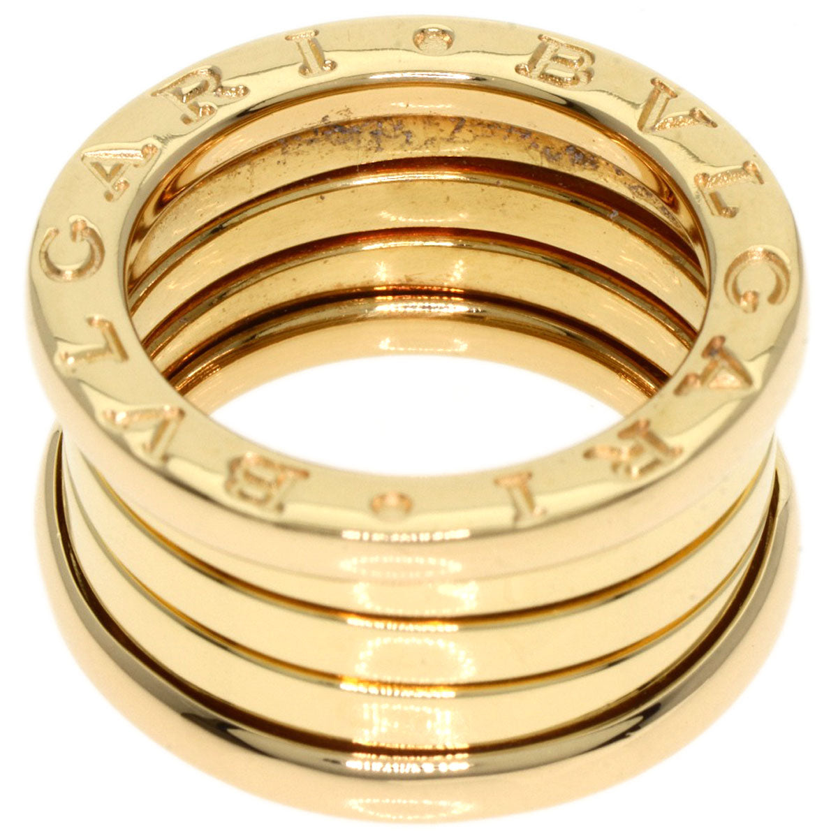 BVLGARI   Ring B.zero1 3 Band #47 K18 Yellow Gold Ladies