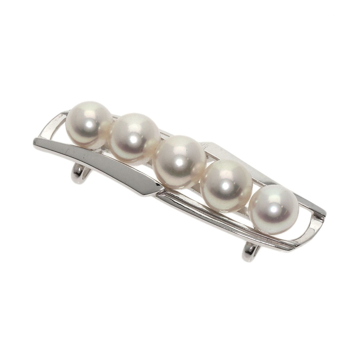 MIKIMOTO Pearl Pearl Obi closure K14 White Gold Ladies [Used]