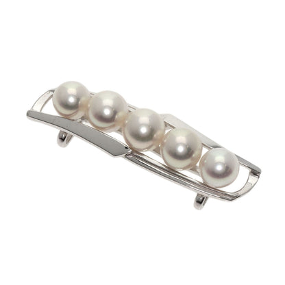 MIKIMOTO Pearl Pearl Obi closure K14 White Gold Ladies [Used]
