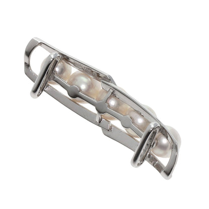 MIKIMOTO Pearl Pearl Obi closure K14 White Gold Ladies [Used]