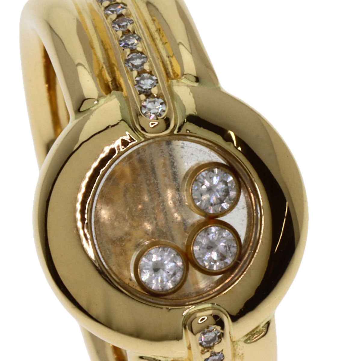 Chopard Happy diamond 82/1080-20 Ring K18 Yellow Gold Ladies [Used]
