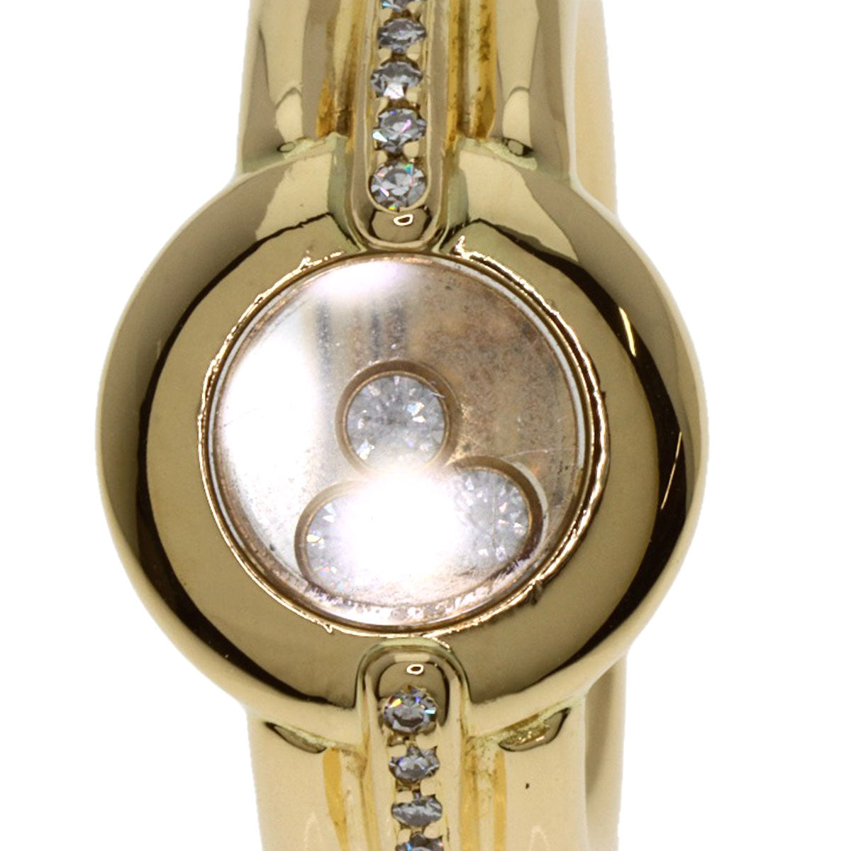 Chopard Happy diamond 82/1080-20 Ring K18 Yellow Gold Ladies [Used]