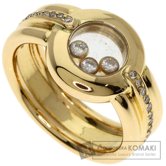 Chopard Happy diamond 82/1080-20 Ring K18 Yellow Gold Ladies [Used]