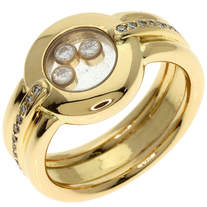Chopard Happy diamond 82/1080-20 Ring K18 Yellow Gold Ladies [Used]