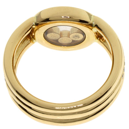 Chopard Happy diamond 82/1080-20 Ring K18 Yellow Gold Ladies [Used]