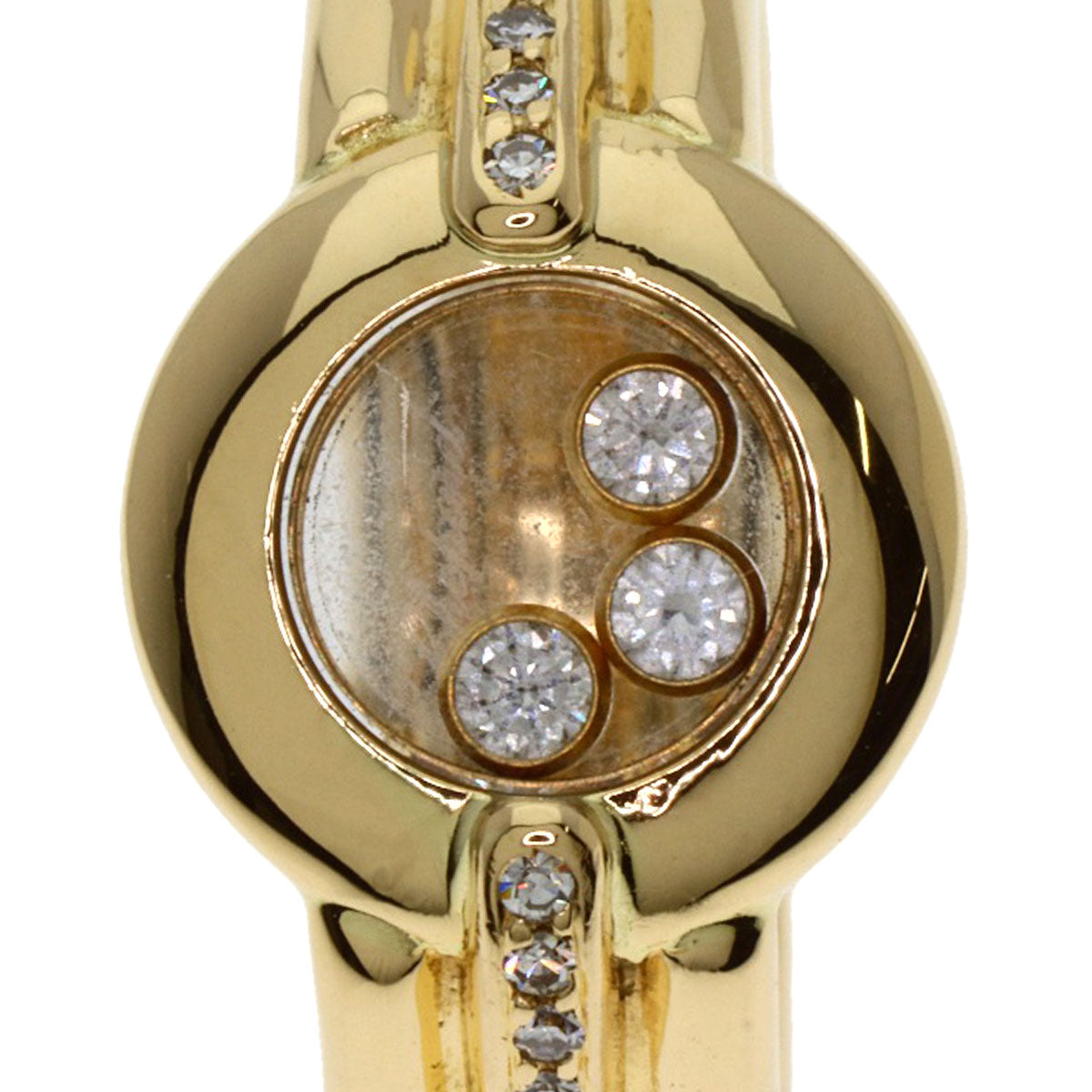 Chopard Happy diamond 82/1080-20 Ring K18 Yellow Gold Ladies [Used]