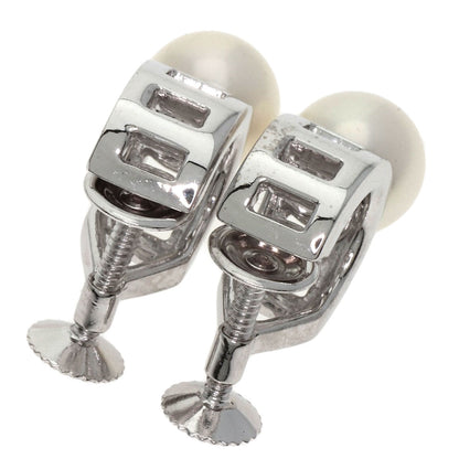 MIKIMOTO Pearl Pearl 0.3" Earring K18 White Gold Ladies [Used]