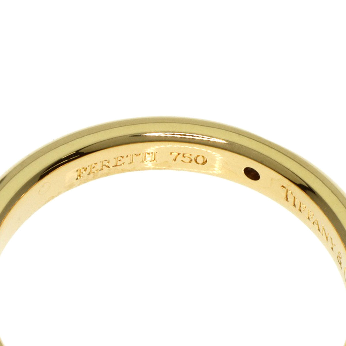 TIFFANY&Co.   Ring Classic Band 1P Diamond K18 Yellow Gold Ladies