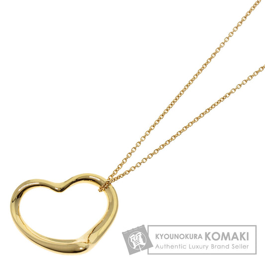 TIFFANY&Co.   Necklace Open heart K18 Yellow Gold Ladies