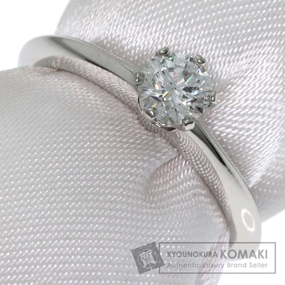 TIFFANY&Co. Solitaire 1P Diamond Ring Platinum PT950 Ladies [Used]