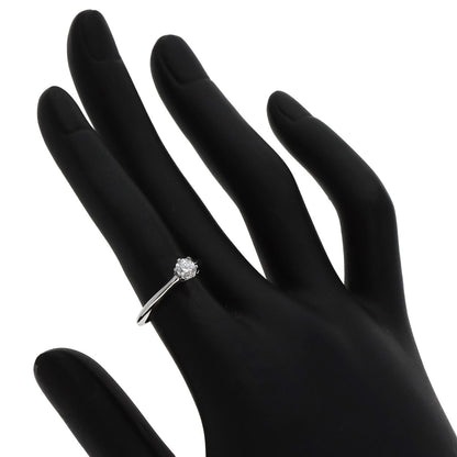 TIFFANY&Co. Solitaire 1P Diamond Ring Platinum PT950 Ladies [Used]