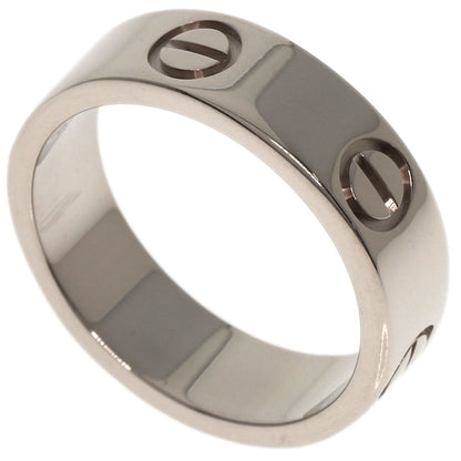 CARTIER love ring #51 Ring K18 White Gold Ladies [Used]