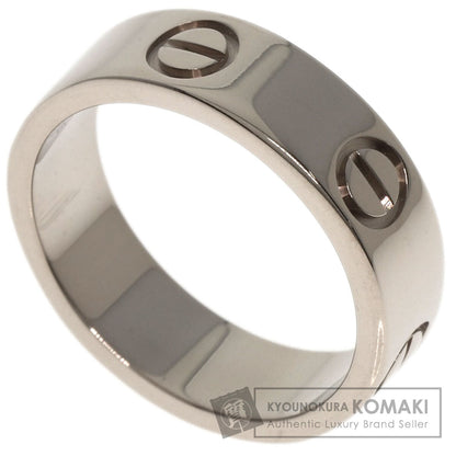 CARTIER love ring #51 Ring K18 White Gold Ladies [Used]