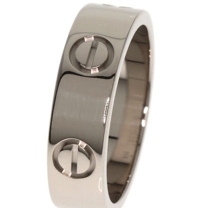 CARTIER love ring #51 Ring K18 White Gold Ladies [Used]