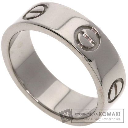 CARTIER love ring #50 Ring K18 White Gold Ladies [Used]