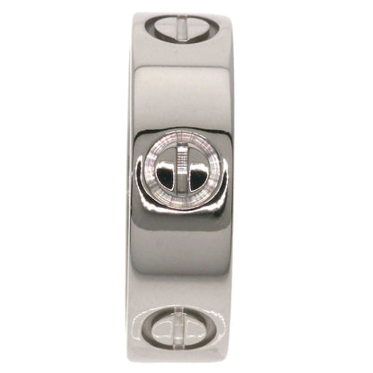CARTIER love ring #50 Ring K18 White Gold Ladies [Used]