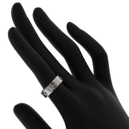 CARTIER love ring #50 Ring K18 White Gold Ladies [Used]