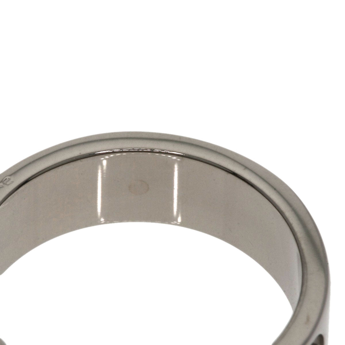 CARTIER love ring #50 Ring K18 White Gold Ladies [Used]