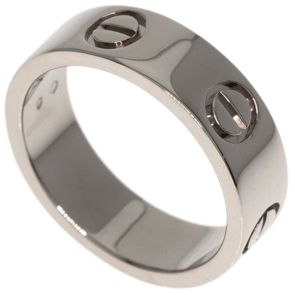 CARTIER love ring #49 Ring K18 White Gold Ladies [Used]