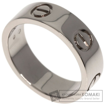 CARTIER love ring #49 Ring K18 White Gold Ladies [Used]