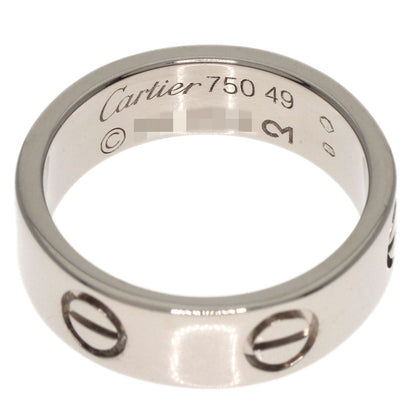CARTIER love ring #49 Ring K18 White Gold Ladies [Used]