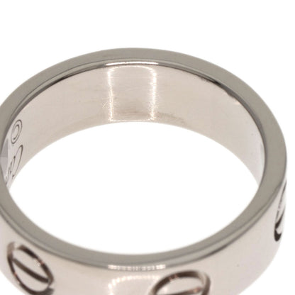 CARTIER love ring #49 Ring K18 White Gold Ladies [Used]