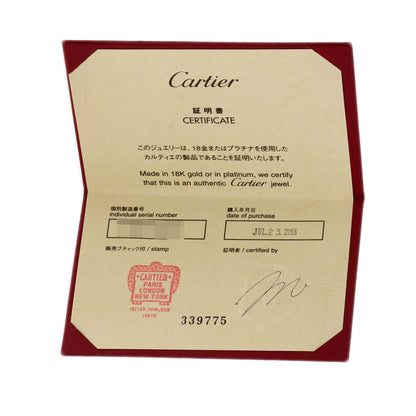 CARTIER love ring #49 Ring K18 White Gold Ladies [Used]