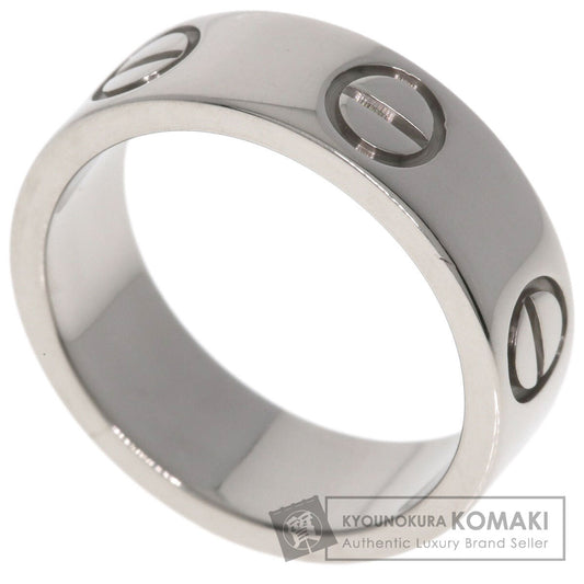 CARTIER love ring #47 Ring K18 White Gold Ladies [Used]