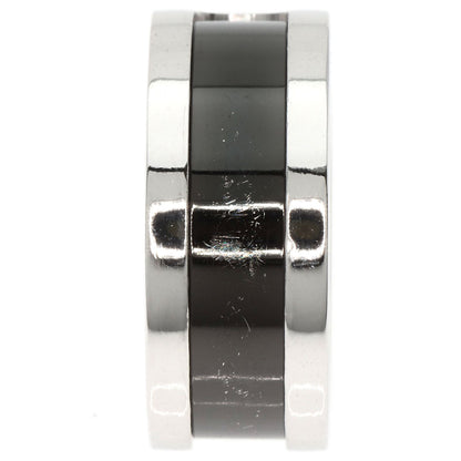 CARTIER   Ring C2 Black Lacquer #53 K18 White Gold Ladies