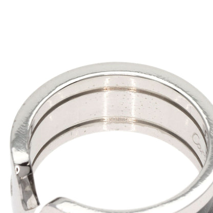 CARTIER   Ring C2 Black Lacquer #53 K18 White Gold Ladies