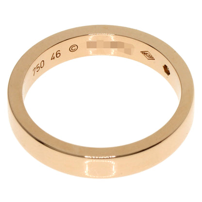 CARTIER Engraved 1P Diamond #46 Ring K18 Pink Gold Ladies [Used]