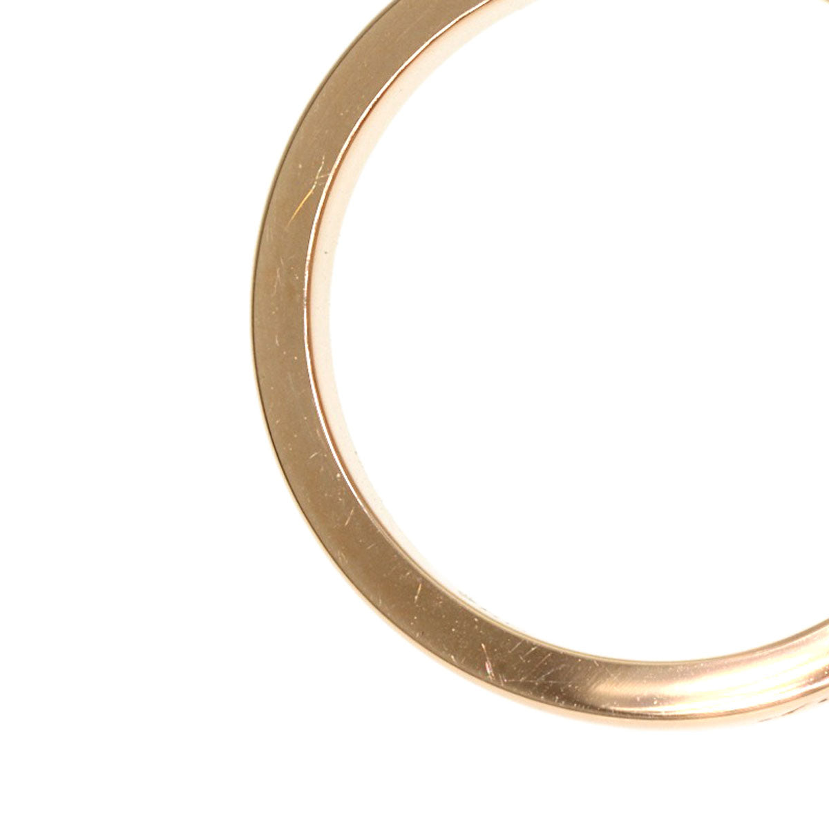 CARTIER Engraved 1P Diamond #46 Ring K18 Pink Gold Ladies [Used]