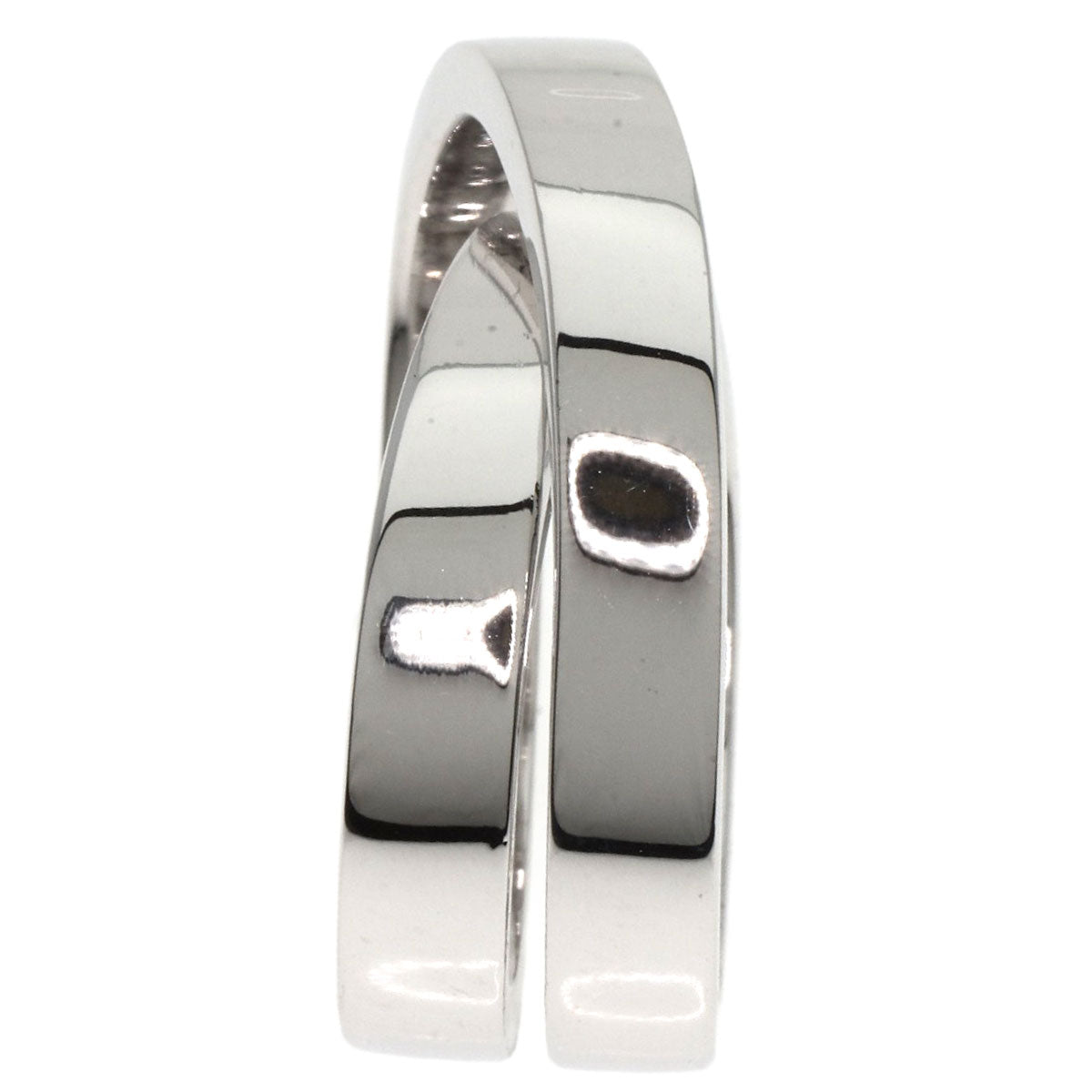 CARTIER   Ring Paris ring # 49 K18 White Gold Ladies
