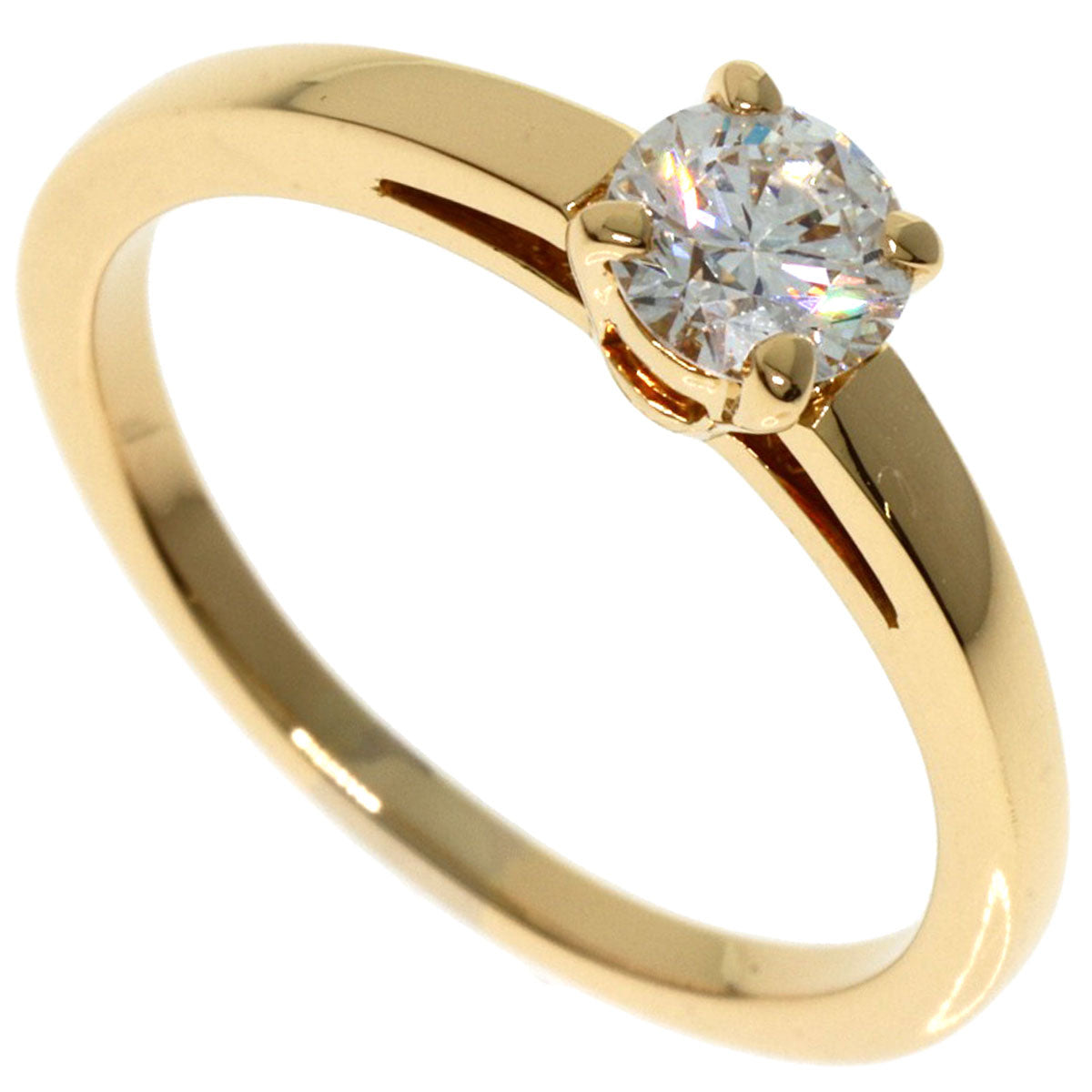 BVLGARI Rome Amor Diamond Ring K18 Yellow Gold Ladies [Used]