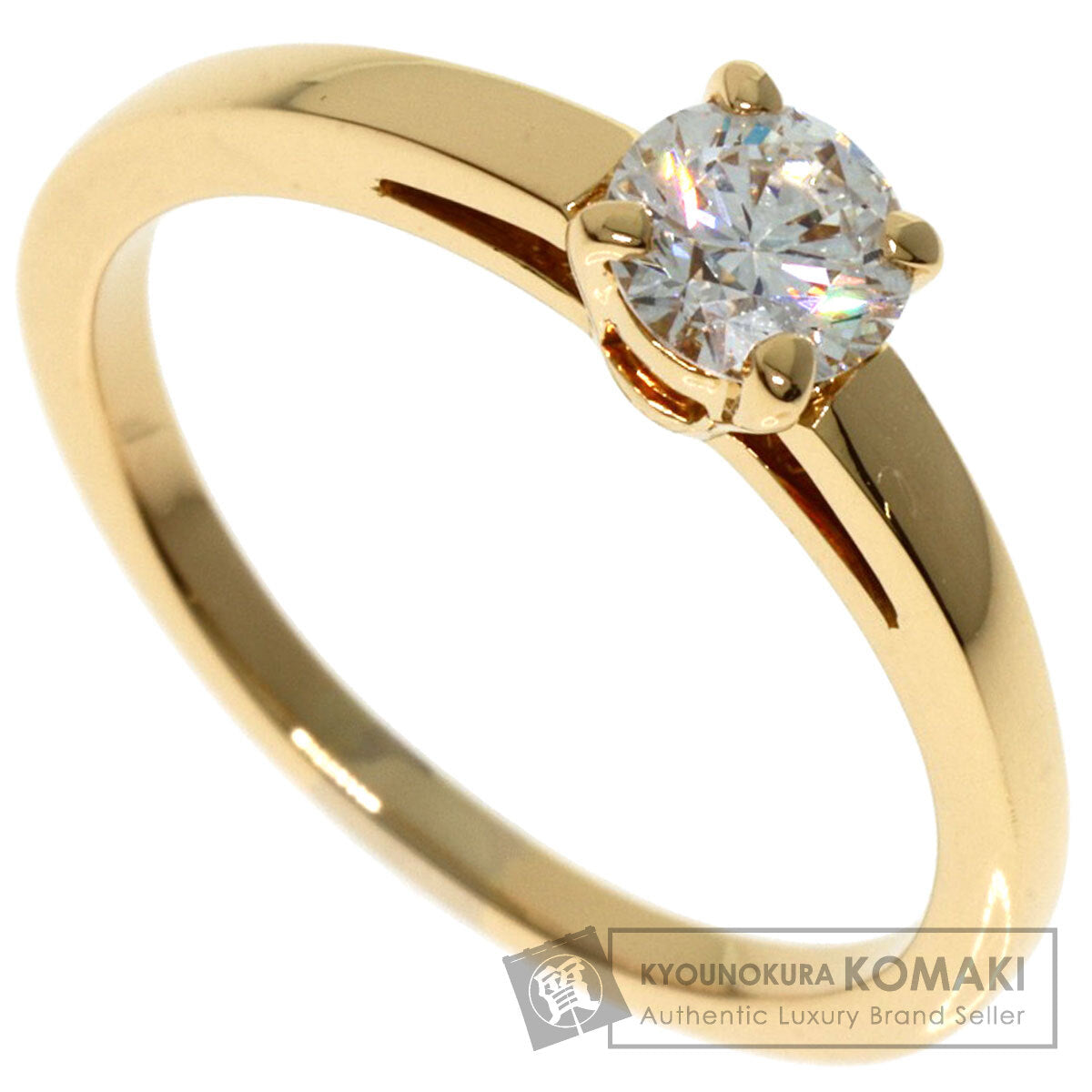 BVLGARI Rome Amor Diamond Ring K18 Yellow Gold Ladies [Used]