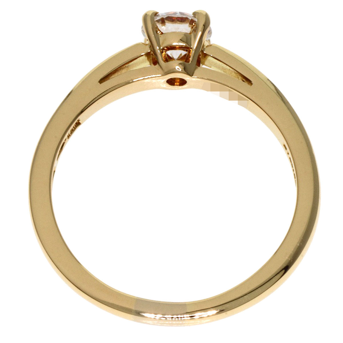 BVLGARI Rome Amor Diamond Ring K18 Yellow Gold Ladies [Used]