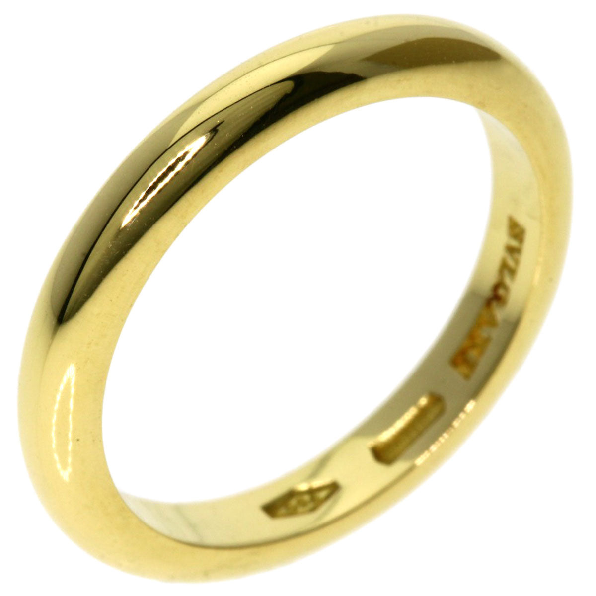 BVLGARI wedding Ring K18 Yellow Gold Ladies [Used]