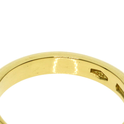 BVLGARI wedding Ring K18 Yellow Gold Ladies [Used]