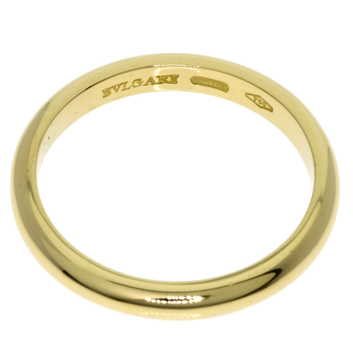 BVLGARI wedding Ring K18 Yellow Gold Ladies [Used]