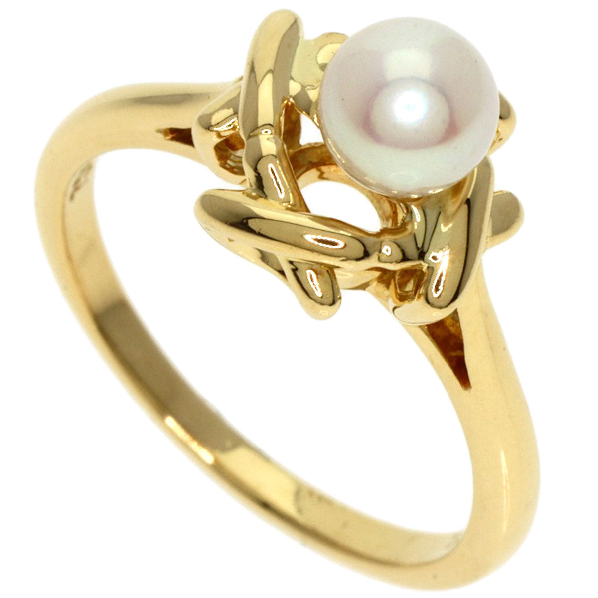 TIFFANY&Co.   Ring Pearl Pearl K18 Yellow Gold Ladies