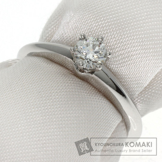 TIFFANY&Co. Solitaire 1P Diamond Ring Platinum PT950 Ladies [Used]