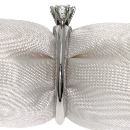 TIFFANY&Co. Solitaire 1P Diamond Ring Platinum PT950 Ladies [Used]