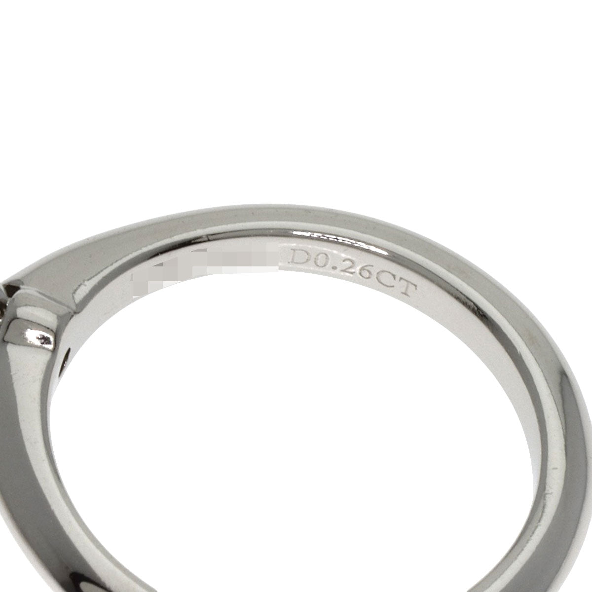 TIFFANY&Co. Solitaire 1P Diamond Ring Platinum PT950 Ladies [Used]