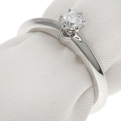 TIFFANY&Co. Solitaire Diamond Ring Platinum PT950 Ladies [Used]