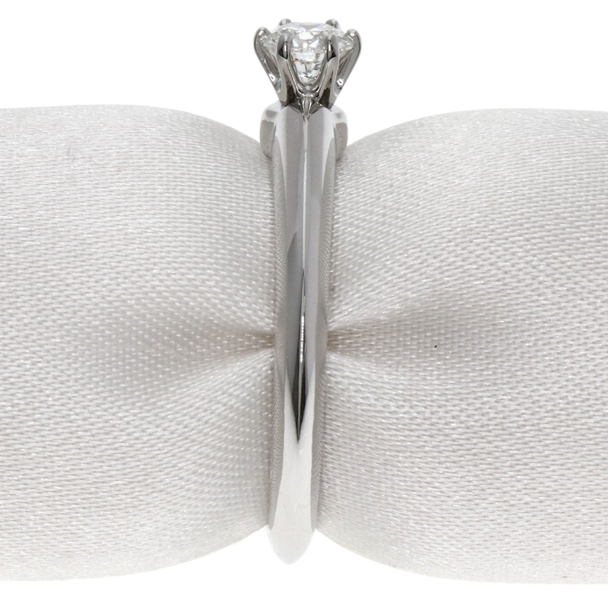 TIFFANY&Co. Solitaire Diamond Ring Platinum PT950 Ladies [Used]