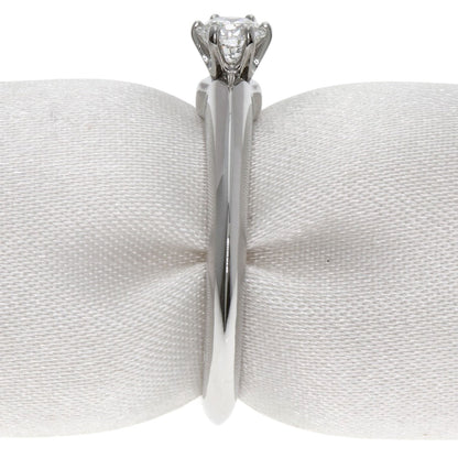 TIFFANY&Co. Solitaire Diamond Ring Platinum PT950 Ladies [Used]