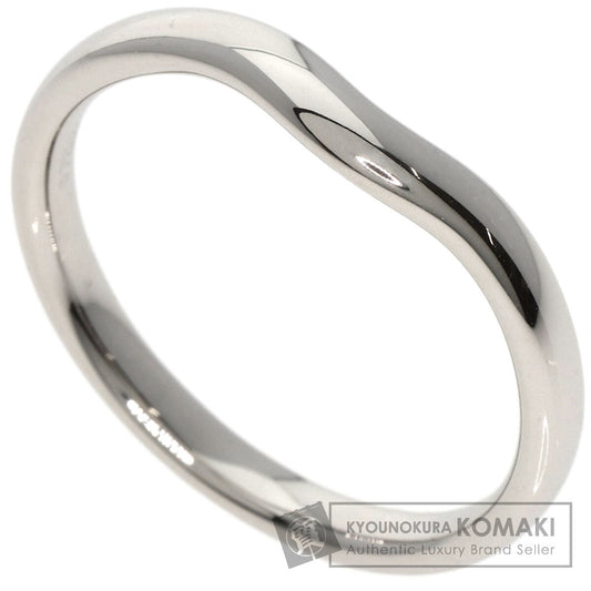 TIFFANY&Co. Curved band Ring Platinum PT950 unisex [Used]