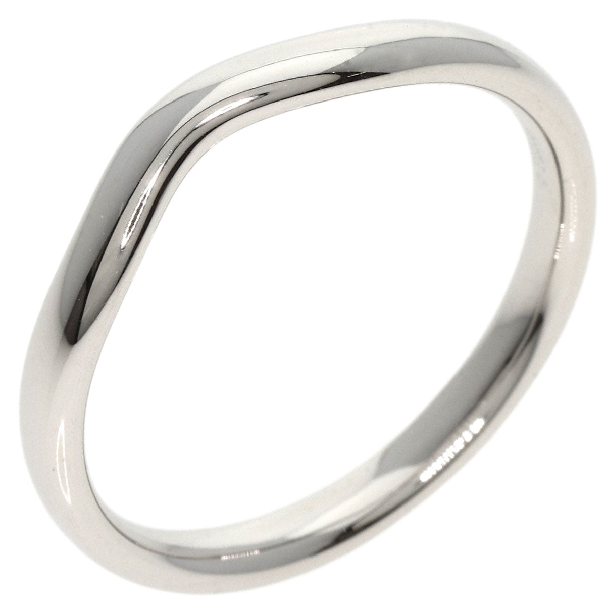 TIFFANY&Co. Curved band Ring Platinum PT950 unisex [Used]