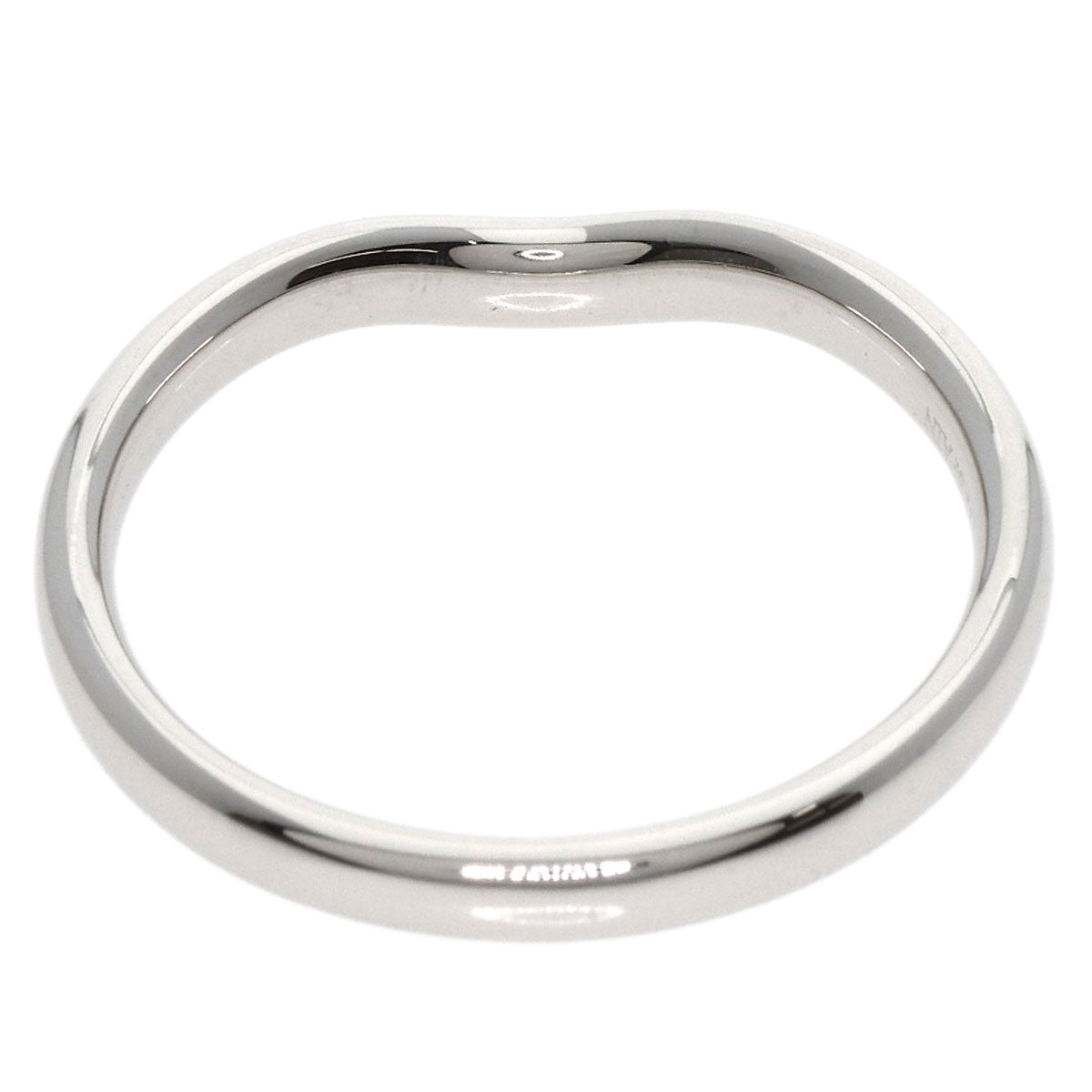 TIFFANY&Co. Curved band Ring Platinum PT950 unisex [Used]