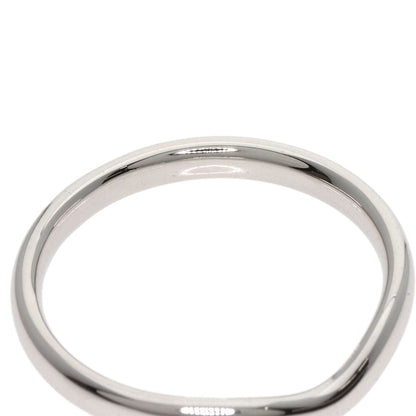 TIFFANY&Co. Curved band Ring Platinum PT950 unisex [Used]